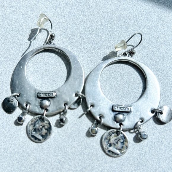 Chico's Boho-Inspired Hoop Earrings - Picture 2 of 5